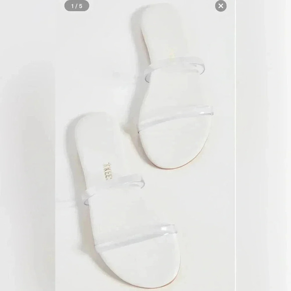TKEES PVC Gemma Clear Sandals NEW - Picture 3 of 6
